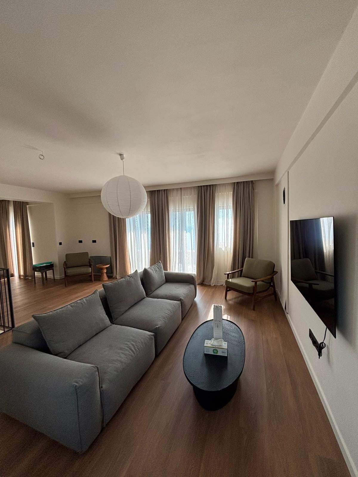 The television lounge on the ground floor.